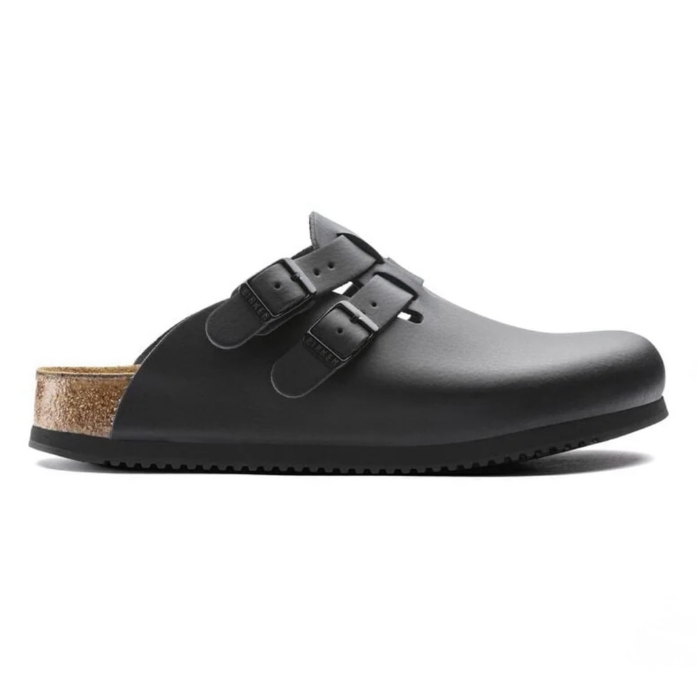 Birkenstock Boston Tokio Black Leather Clogs Size 39 - Picture 16 of 16